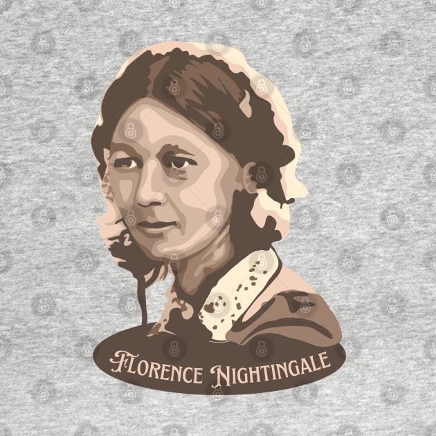 Florence Nightingale Portrait by Slightly Unhinged